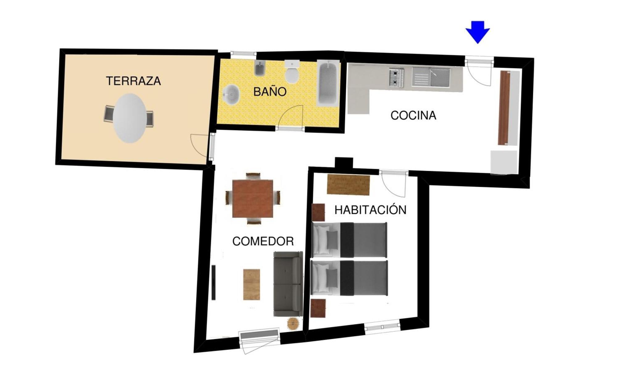 La Muntanya - Apartamentos Rural Guadalest Бенімантель Номер фото